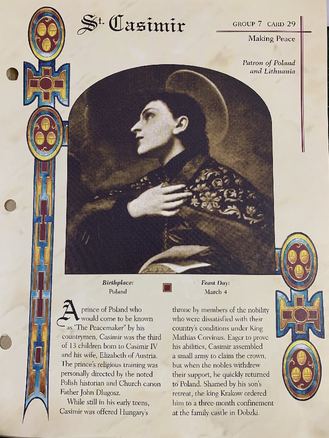 Saints of Catholic Church